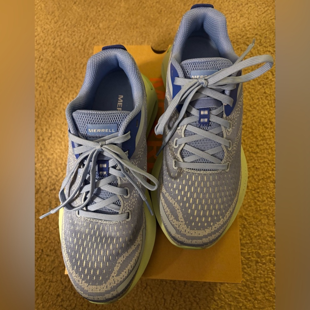 Merrell Women’s Cornflower Blue Morphlite Tennis Shoes - Picture 5 of 10
